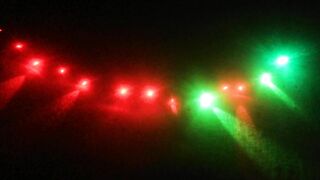 My hand making color LED