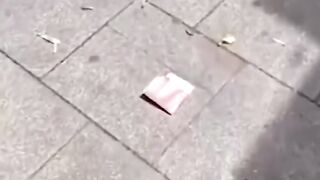 When he/she sees a wallet