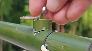 Bamboo toy using steel balls #bamboo #diy