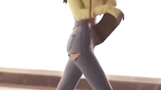 Beautiful chinese  street fashion video