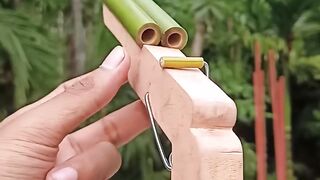 Easy to make bamboo toys #craft  #diy #make
