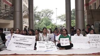 Indian doctors hold nationwide strike over colleague's rape and murder  AFP
