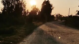 Sunset time in tista rever