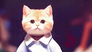 Some moments of love. cute cat