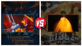 Transformers G1 The Movie 1986 VS G.I. Joe The Movie 1987