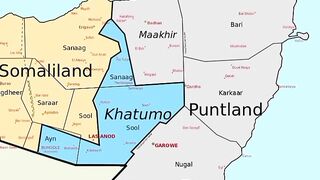 Puntland Map | Map of Puntland | Peta Puntland