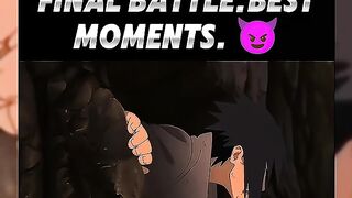 Sasuke vs naruto final battle best scene