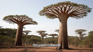 Where did baobabs come from on the African coast and to Australia