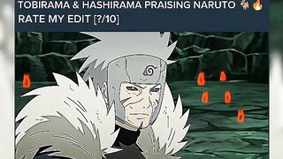 Tobirama and hashirama prasing naruto,