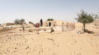 Desert Women Morning Routine In  Summer Pakistan