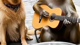 Dog and monkey 2