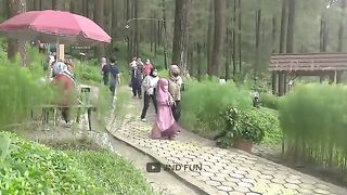 KAGETIN POLISI SAMPAI TERTAWA NGAKAK - BUSHMAN PRANK VERY SCARE AND HILARIOUS