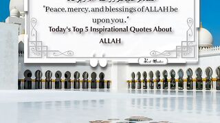 Today's Top 5 Inspirational Quotes About ALLAH 14