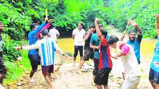 Friends Enjoy with Water
