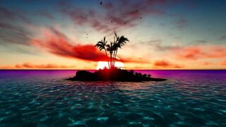 Sunrise 3d animation video