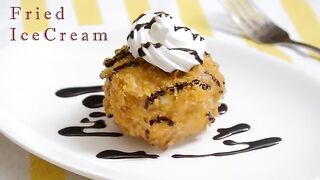 Fried Ice Cream Recipe Quick Dessert How to make ice cream Fried Ice cream