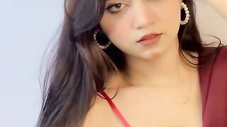 Indian bold girl making reels