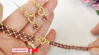 ##How to make beaded jewelry.✨????????????????????????????????.........
