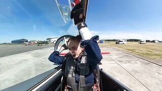 Story of self - opened and shattered canopy mid-flight