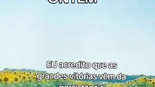 Sempre quero ser melhor que ontem
