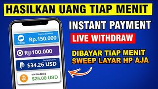 MAIN GAME DIBAYAR TIAP MENIT KE SALDO DANA & OVO - APLIKASI PENGHASIL UANG TERCEPAT 2024