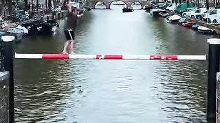 Balance test and don't get wet