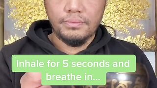 Allow the sound to help you clear negativity