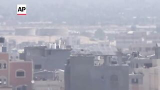 Smoke rises over Khan Younis as Israeli offensive in southern Gaza continues