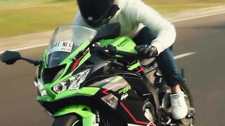 muzvisuals Morning ride ☀️  #zx6r #zx10r #kawasaki #brutalbikes #wheelie