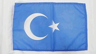 East Turkestan Flag. East Turkistan Flag. Bendera Turkistan Timur. Bendera Turkestan Timur. Flag of East Turkistan. Flag of East Turkestan 2