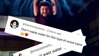 don't waste water poster