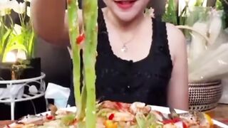 Mostly asmr mukbang food eating show with family????????????