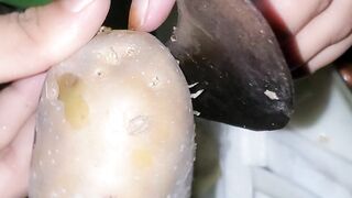 "Cooking potatoes in a new way."