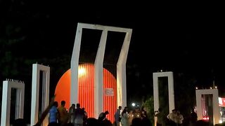 Tribute to all martyrs by lighting candles.