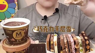 beautiful food eating with cute girl.