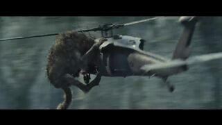 Giant Wolf Attack Scene - Wolf vs Helicopter - Rampage