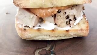 Mediterranean grilled chicken sandwich