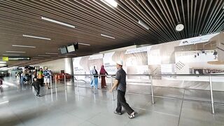 Waiting place for Umrah departure at Juanda Airport, Surabaya