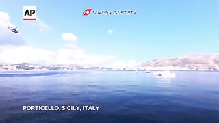 British tech magnate Mike Lynch among those missing after superyacht sinks off Sicily