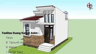 desain rumah minimalis 4x6 m