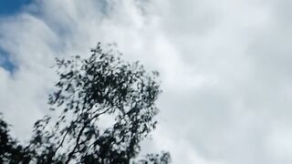 Cloudy sky and cyclone view Bangladesh
