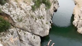 Boy jumping