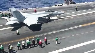 F-35C First Integrated Carrier Ops Aboard USS Lincoln