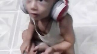 little baby funny moment