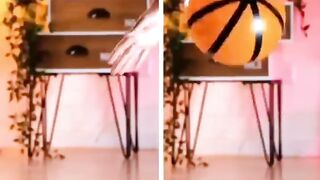 Balloon Turn Into Basket Ball????