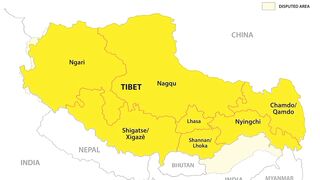 Tibet Map | Peta Tibet | Map of Tibet