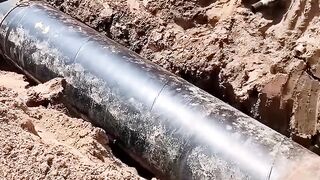 Underground pipeline laying process