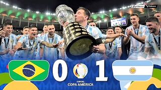 Brasil 0 x 1 Argentina ● 2021 Copa América Final Extended Goals & Highlights HD