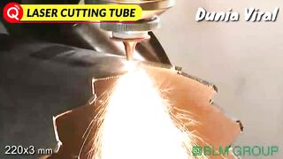 Cool! This is a sophisticated and very fast iron cutting welding machine