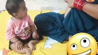 Open breastfeeding Indian mom
